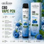 CBD Bloom 600mg CBD Vape Pen Blue Raspberry
