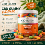 CBD Bloom CBD Gummy Worms (Large Tub)