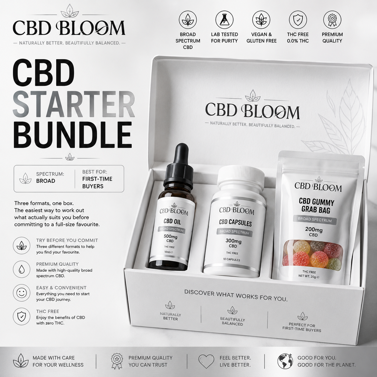 CBD Bloom CBD Starter Bundle