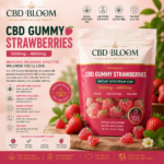 CBD Bloom CBD Gummy Strawberries 1600mg - 4800mg (Large Bag)