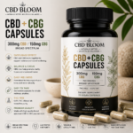 CBD Bloom CBD+CBG Capsules (300mg CBD, 150mg CBG)